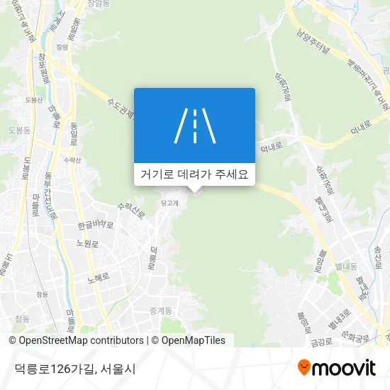 덕릉로126가길 지도