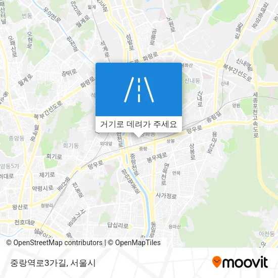 중랑역로3가길 지도