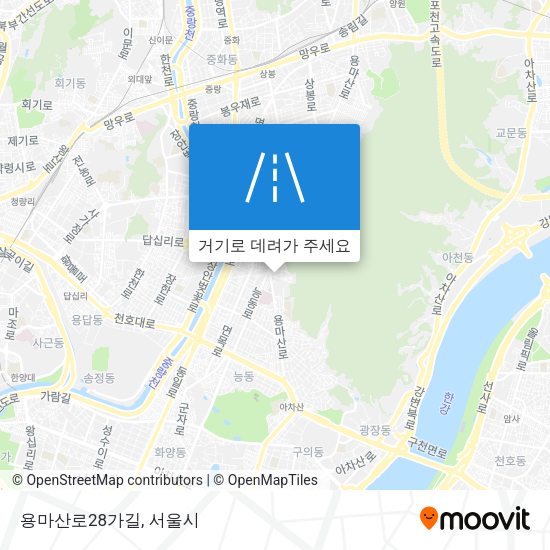 용마산로28가길 지도