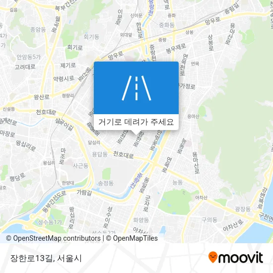장한로13길 지도