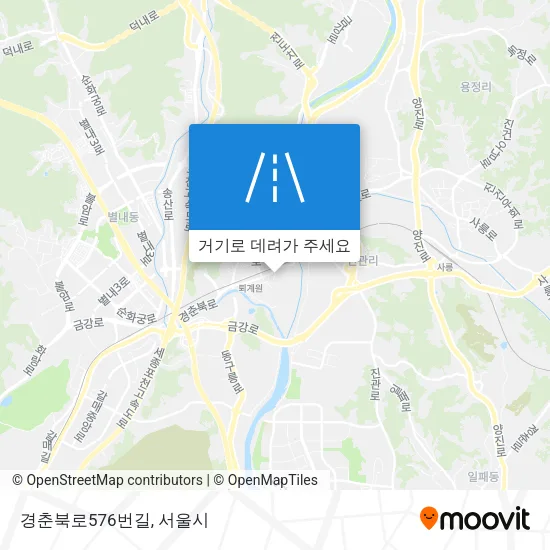 경춘북로576번길 지도