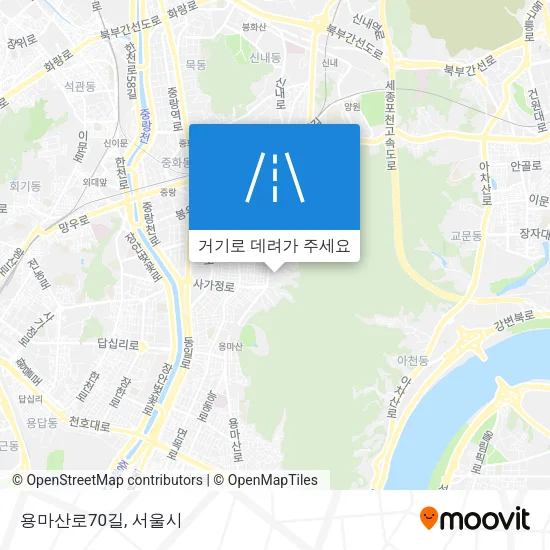 용마산로70길 지도