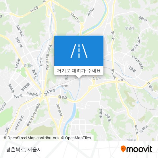 경춘북로 지도