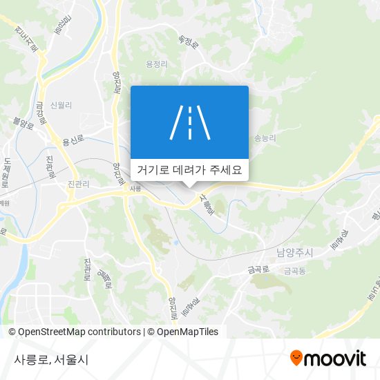 사릉로 지도