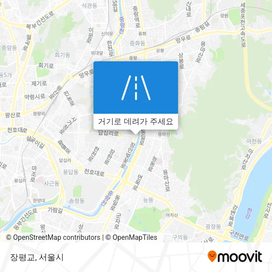 장평교 지도