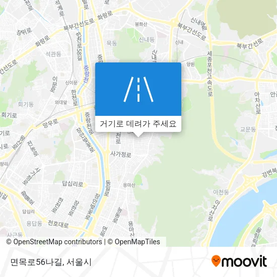 면목로56나길 지도