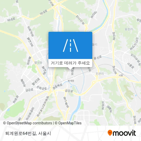 퇴계원로64번길 지도