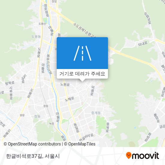 한글비석로37길 지도