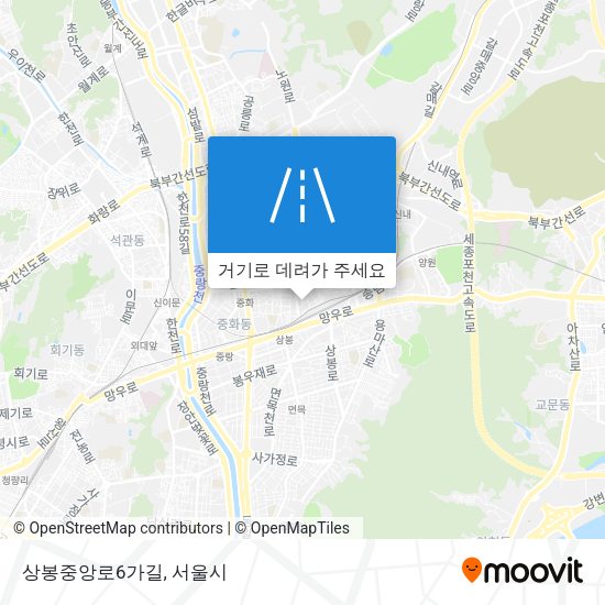 상봉중앙로6가길 지도