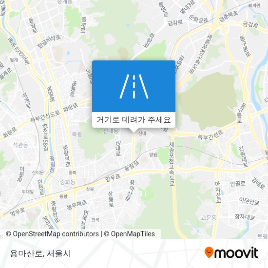 용마산로 지도
