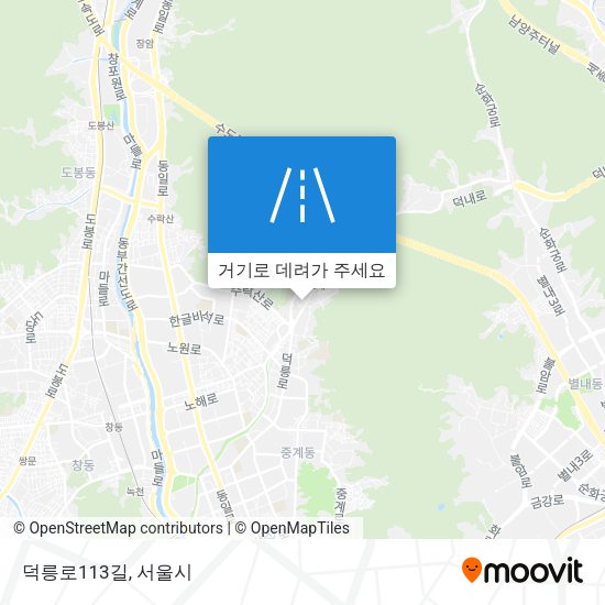 덕릉로113길 지도