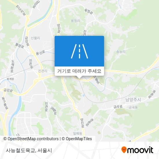사능철도육교 지도