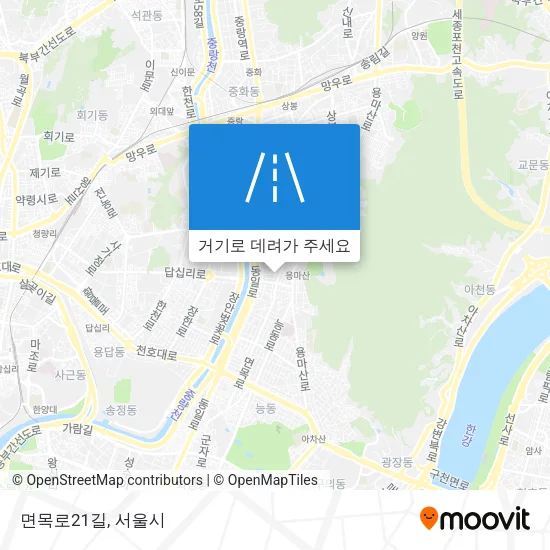 면목로21길 지도