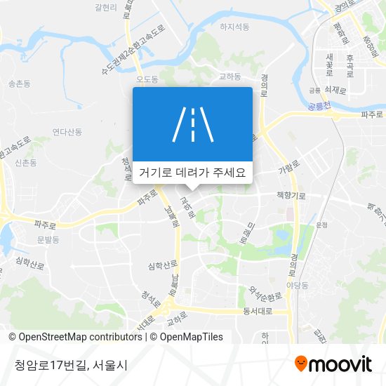 청암로17번길 지도