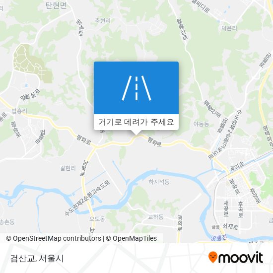 검산교 지도