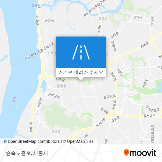 숲속노을로 지도