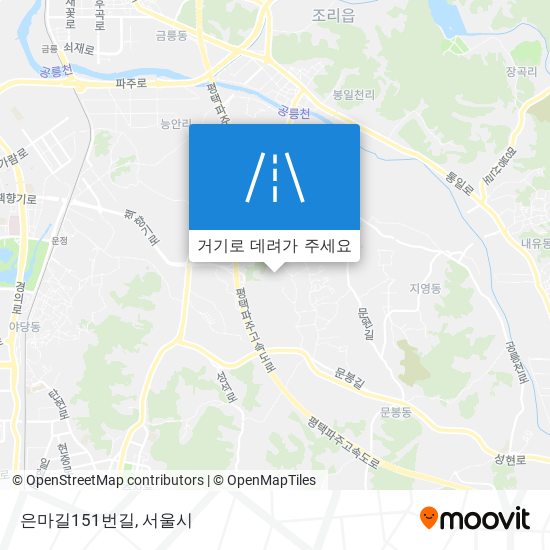 은마길151번길 지도