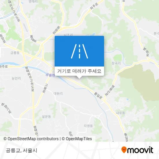공릉교 지도