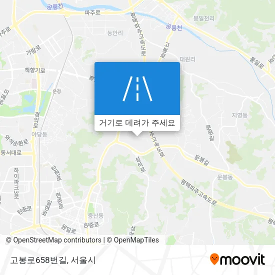 고봉로658번길 지도