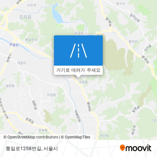 통일로1258번길 지도