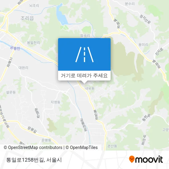 통일로1258번길 지도