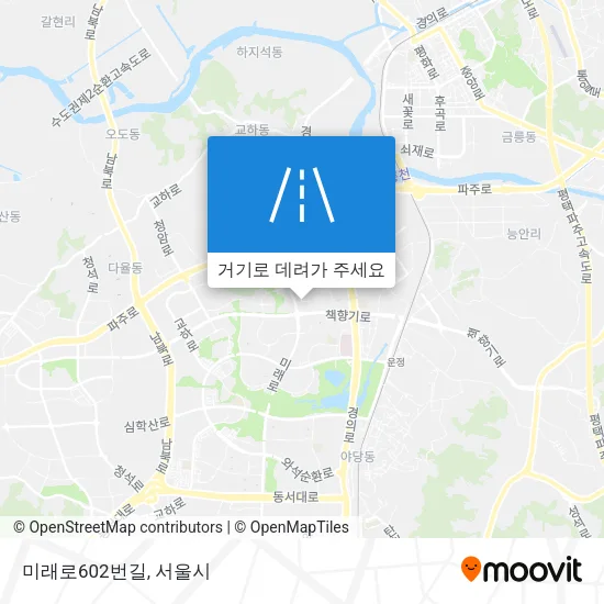 미래로602번길 지도