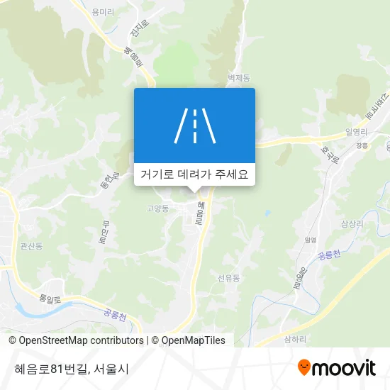 혜음로81번길 지도