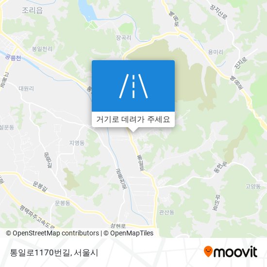 통일로1170번길 지도