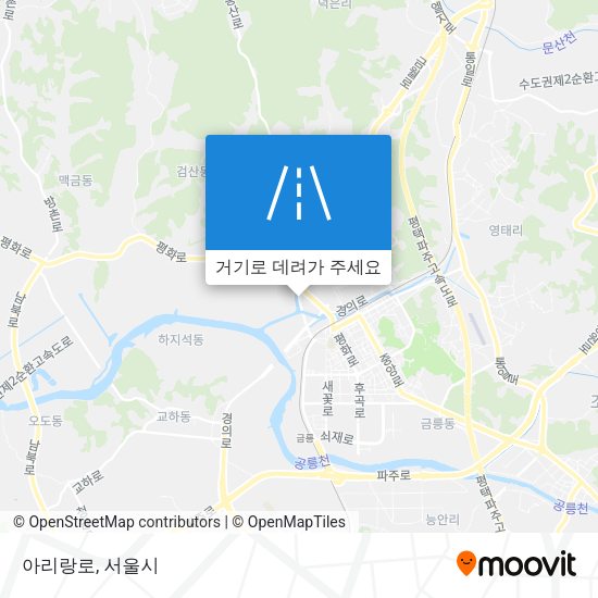 아리랑로 지도