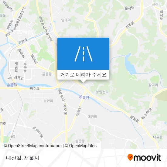 내산길 지도