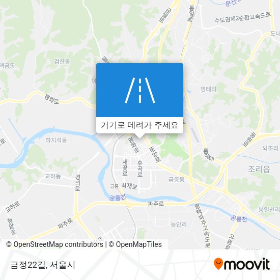 금정22길 지도