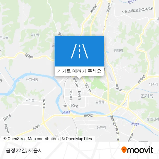 금정22길 지도