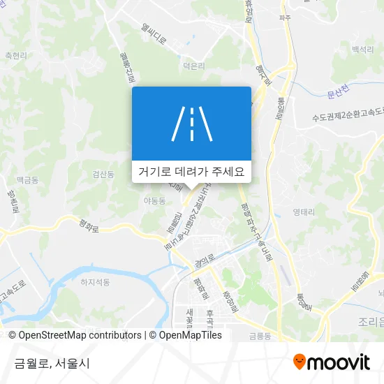 금월로 지도