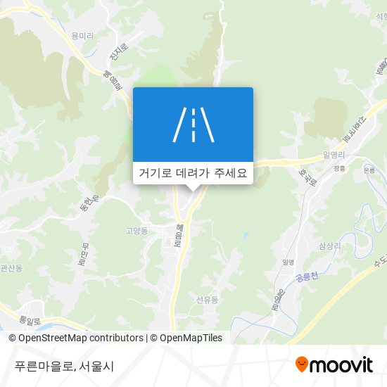 푸른마을로 지도