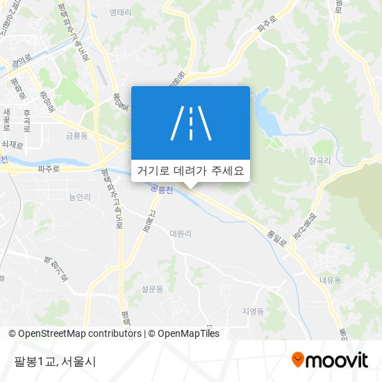 팔봉1교 지도