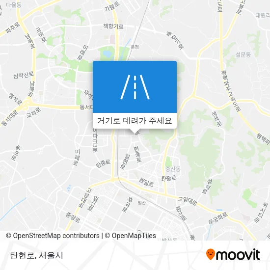 탄현로 지도
