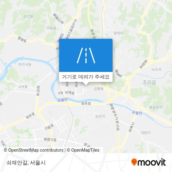 쇠재안길 지도