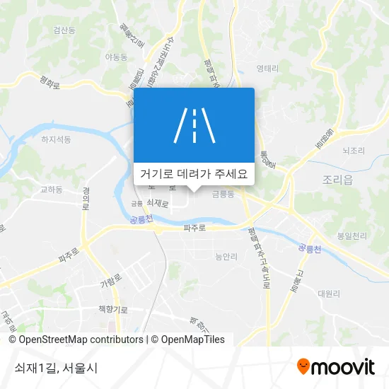 쇠재1길 지도