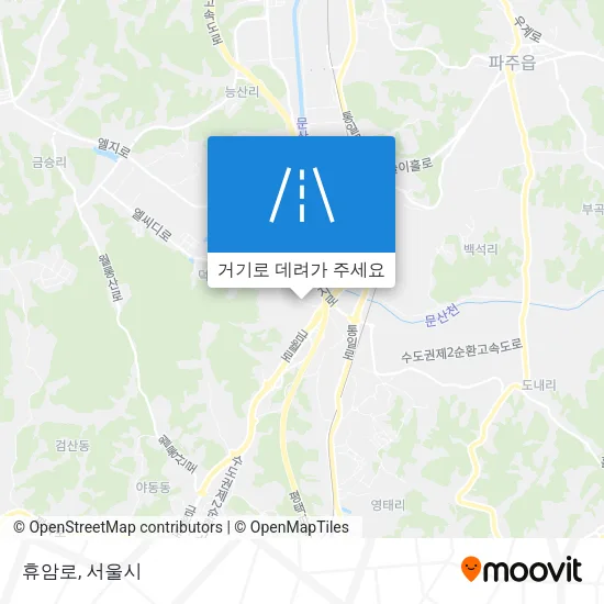 휴암로 지도