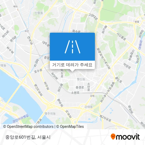 중앙로601번길 지도