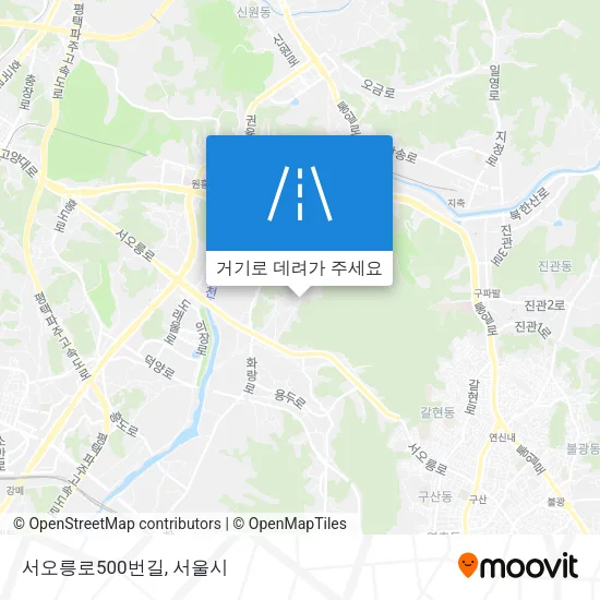서오릉로500번길 지도