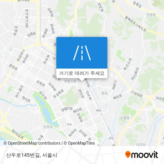 산두로145번길 지도