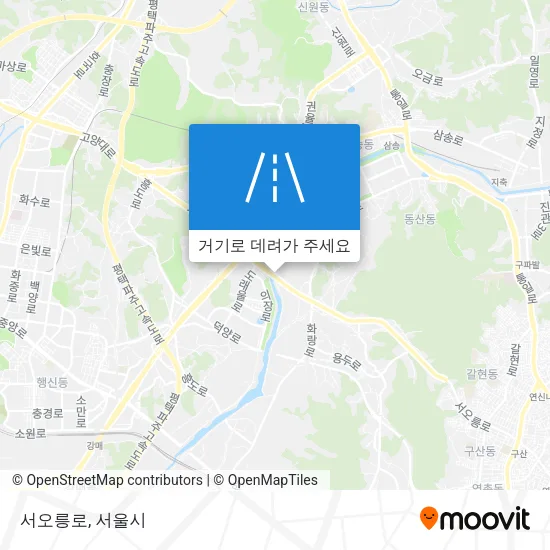 서오릉로 지도