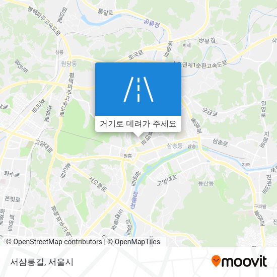 서삼릉길 지도