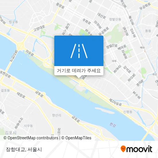 장항대교 지도