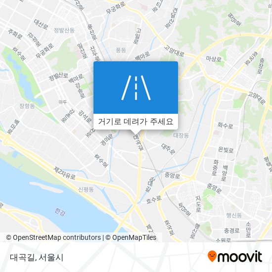 대곡길 지도