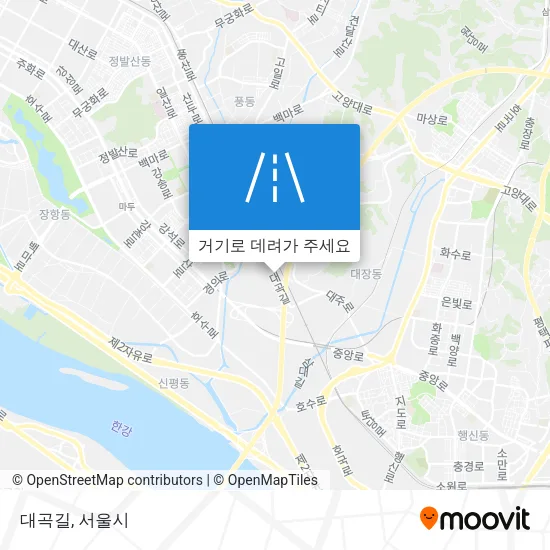 대곡길 지도