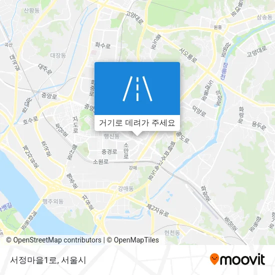 서정마을1로 지도