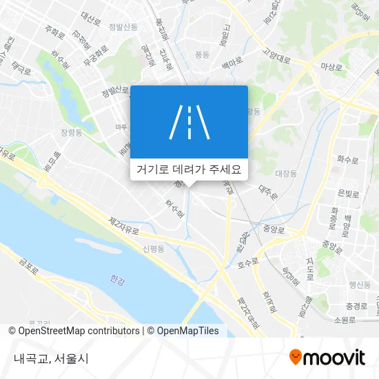 내곡교 지도