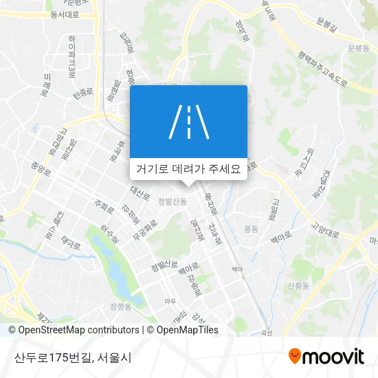 산두로175번길 지도